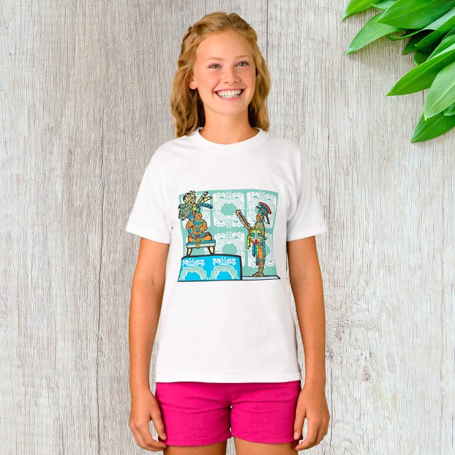 Ancient Maya King and Warrior T-Shirt (Creator Uploaded)