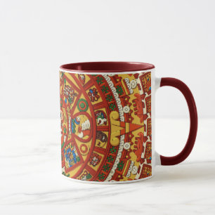 Ancient Mayan Aztec Calendar Coffee Mug Design ~