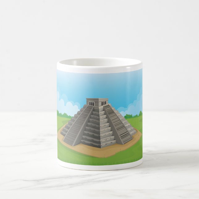 Ancient Mayan Temple Chichen Itza Pyramid Coffee Mug (Creator Uploaded)