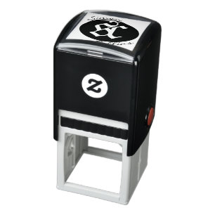 Ancient Medieval ExLibris Monogram and Signature Self-inking Stamp