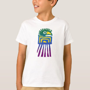 Ancient Mexican Bird Design T-Shirt