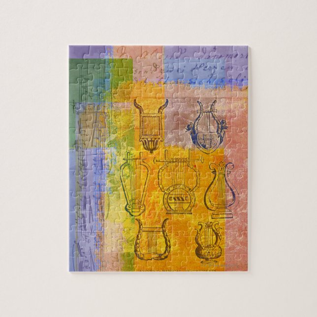 Ancient Musical Instruments Jigsaw Puzzle (Vertical)