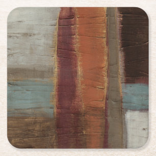 Ancient Musings II Square Paper Coaster