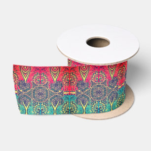 Ancient Mystery sophisticated pattern Satin Ribbon