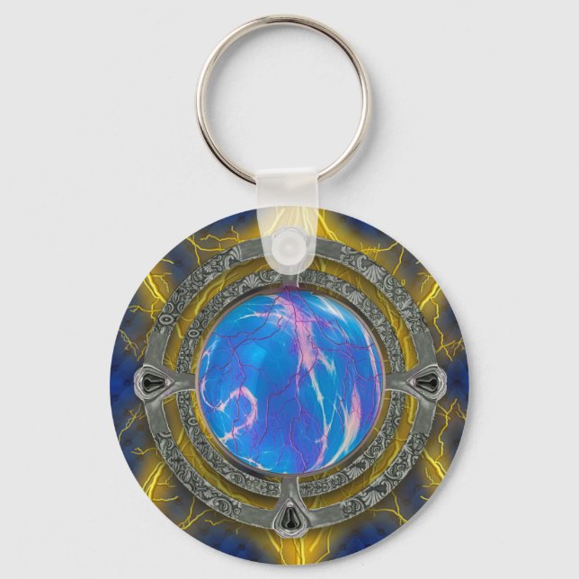 Ancient Mystical Tome of Magic Spells & Potions 7 Keychain (Front)