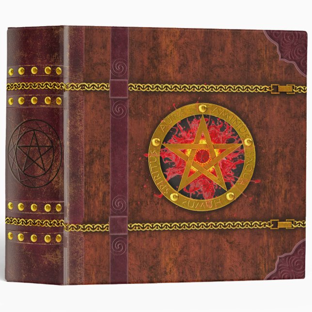 Ancient Mystical Tome of Magic Spells & Potions I Binder (Front/Spine)