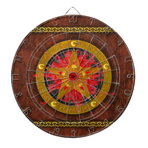 Ancient Mystical Tome of Magic Spells & Potions I Dartboard