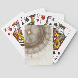 Ancient Nautical Chart, Grunge Playing Cards