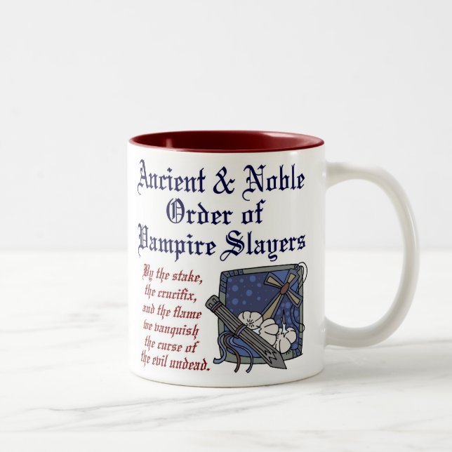 Ancient & Noble Order of Vampire Slayers Mug (Right)