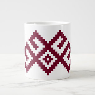 Ancient Nordic Latvian, Lithuanian Symbol Large Coffee Mug