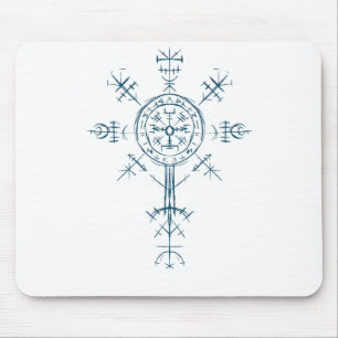 Ancient norse symbol mouse pad