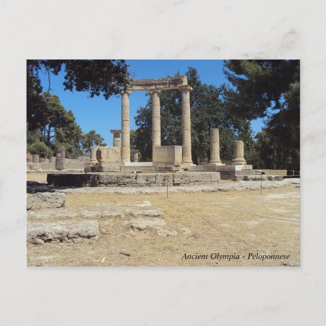 Ancient Olympia Postcard (Front)