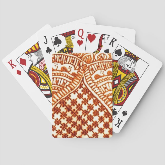 ancient ornament playing cards (Back)