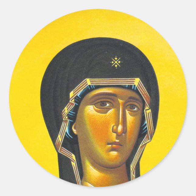 Ancient Orthodox icon Classic Round Sticker (Front)