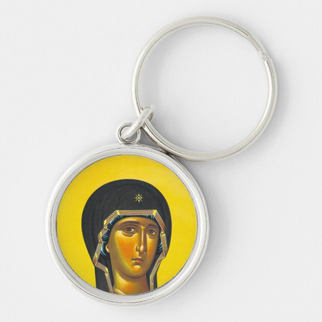 Ancient Orthodox icon Keychain (Front)
