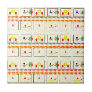 Ancient Painting  Tile