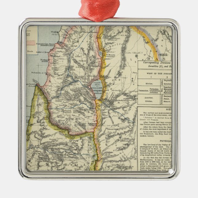 Ancient Palestine 2 Metal Ornament (Front)