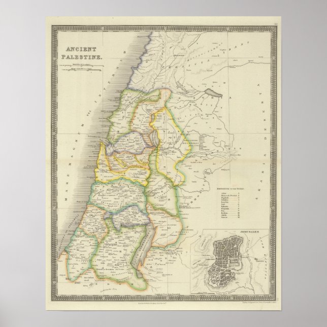 Ancient Palestine Poster (Front)