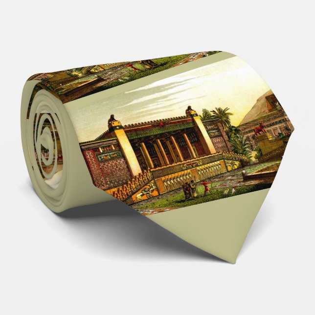 ancient Persepolis print  Tie (Rolled)