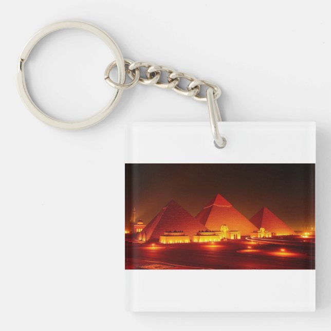 Ancient Pyramids Keychain (Front)