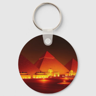 Ancient pyramids keychain