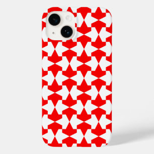 Ancient Red and White Muslim Mamluks Pattern Case-Mate iPhone 14 Case