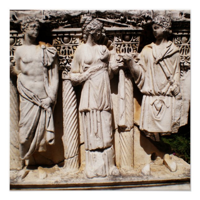  Ancient relief engravings  sculptures in Turkey Poster (Front)