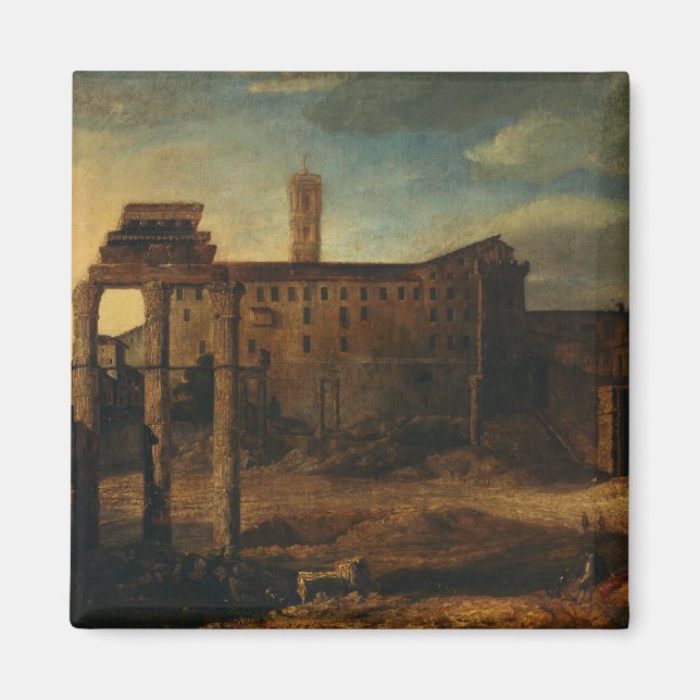 Ancient Roman architecture Roman Ruins Magnet (Front)