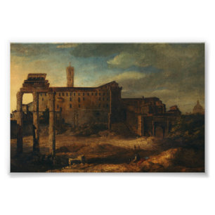 Ancient Roman architecture Roman Ruins Photo Print