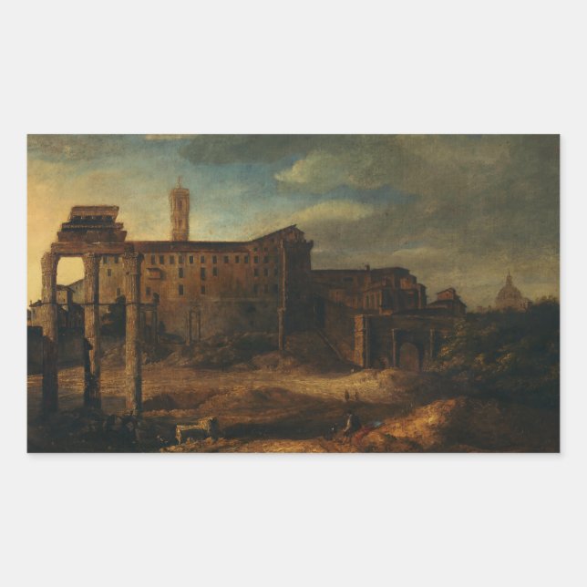 Ancient Roman architecture Roman Ruins Sticker (Front)
