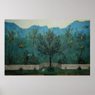 Ancient Roman Art / Fresco /House of Livia / Poster