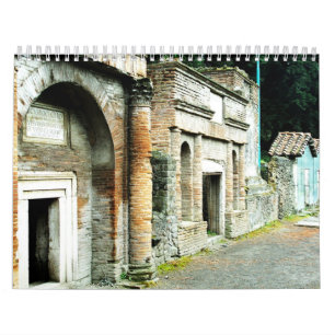 Ancient Roman City - Pompeii Calendars