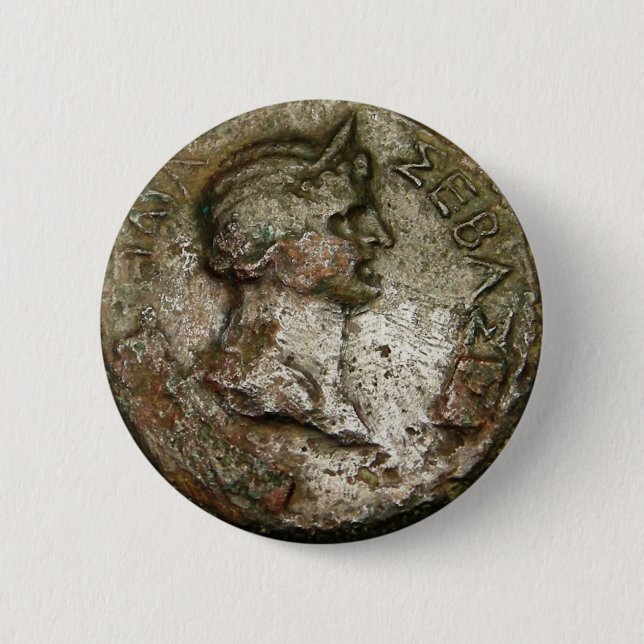 Ancient Roman Coin 2 Inch Round Button (Front)