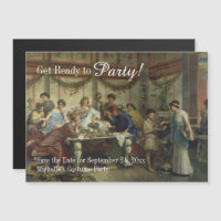 Ancient Roman Dinner Party Feast Save the Date