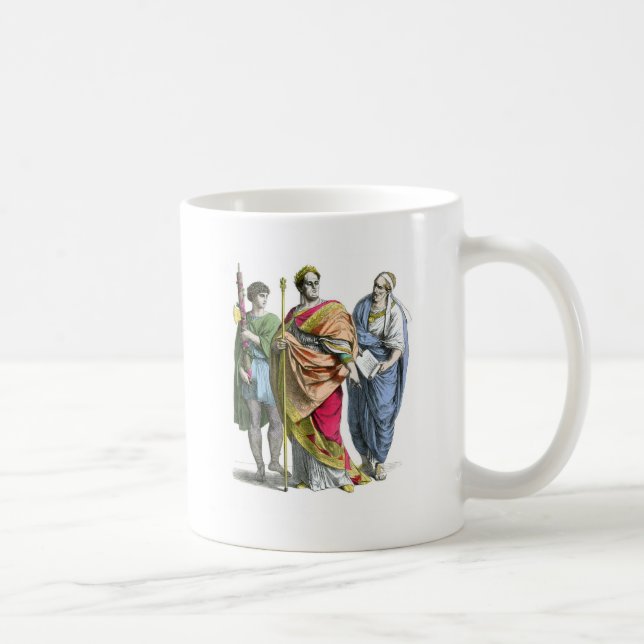 Ancient Roman Emperor Coffee Mug (Right)