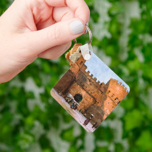 Ancient Roman Historic Architecture Keychain