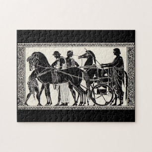 ancient Roman men and horses Jigsaw Puzzle