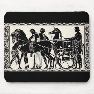 ancient Roman men and horses Mouse Pad