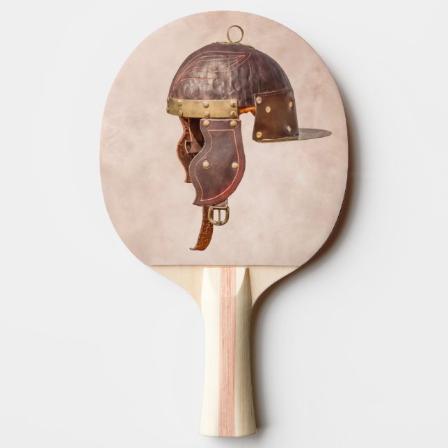 Ancient Roman military helmet Ping Pong Paddle (Back)
