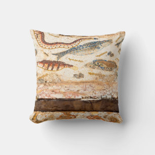 Ancient Roman Mosaic Throw Pillow