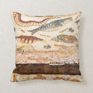 Ancient Roman Mosaic Throw Pillow