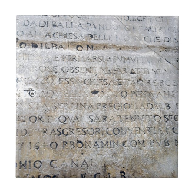 Ancient Roman Sign Tile (Front)