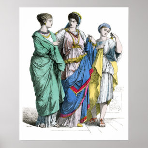 Ancient Roman Women Poster