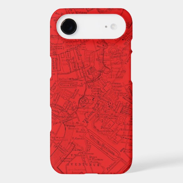 Ancient Rome in Red Case-Mate iPhone Case (Back)