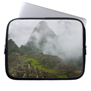 Ancient ruins of Machu Picchu with Andes Laptop Sleeve