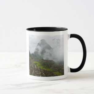 Ancient ruins of Machu Picchu with Andes Mug