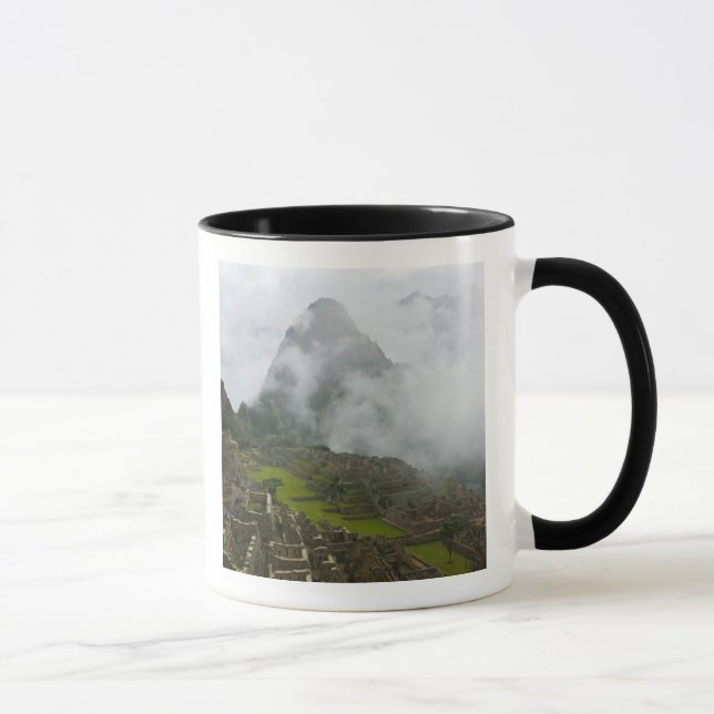 Ancient ruins of Machu Picchu with Andes Mug (Right)