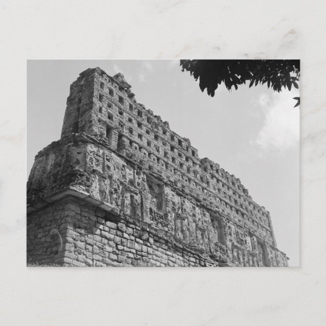 Ancient Ruins: Temple 33 of Yaxchilan Postcard (Front)