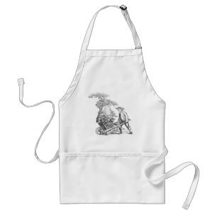 Ancient rural artwork standard apron