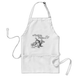 Ancient rural artwork standard apron